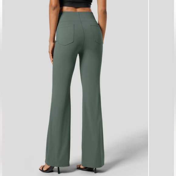 Halara Flex™ High Waisted Back Side Pocket Slight
Flare Work Pants Duck Green - Picture 6 of 8